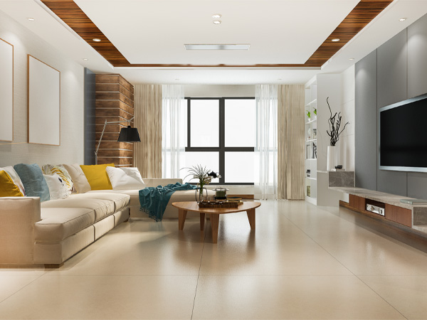 Sample apartment interior