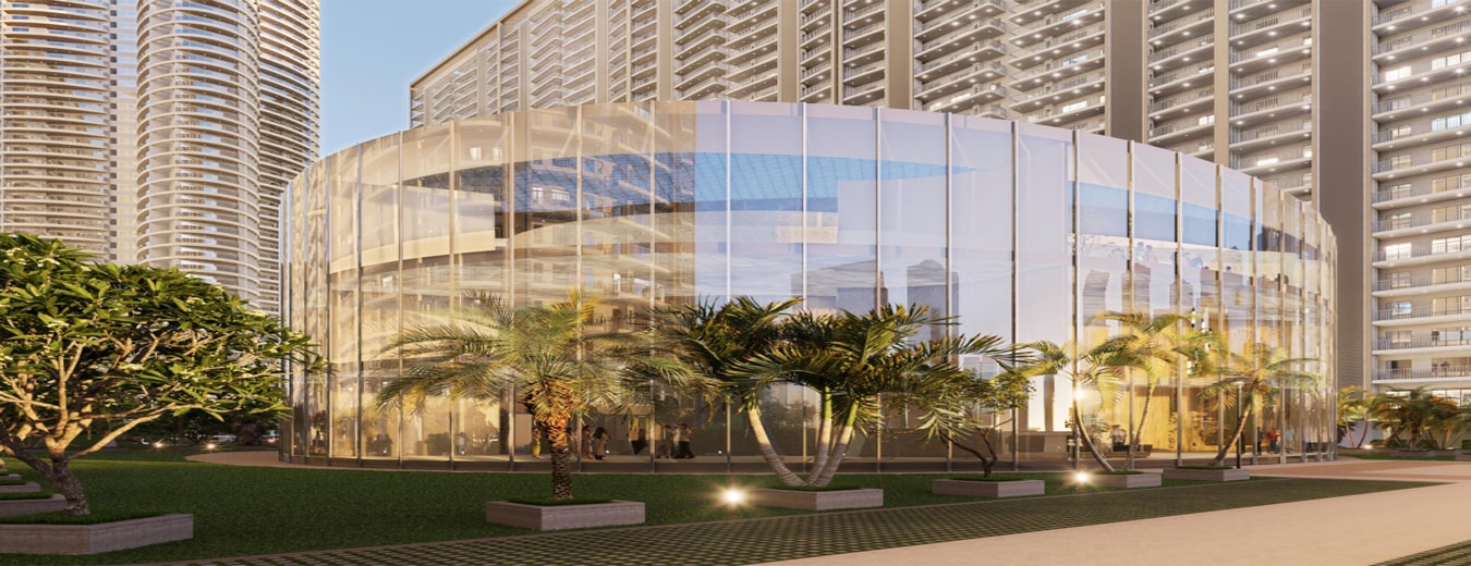 Aspire Centurian Park glass clubhouse and towers